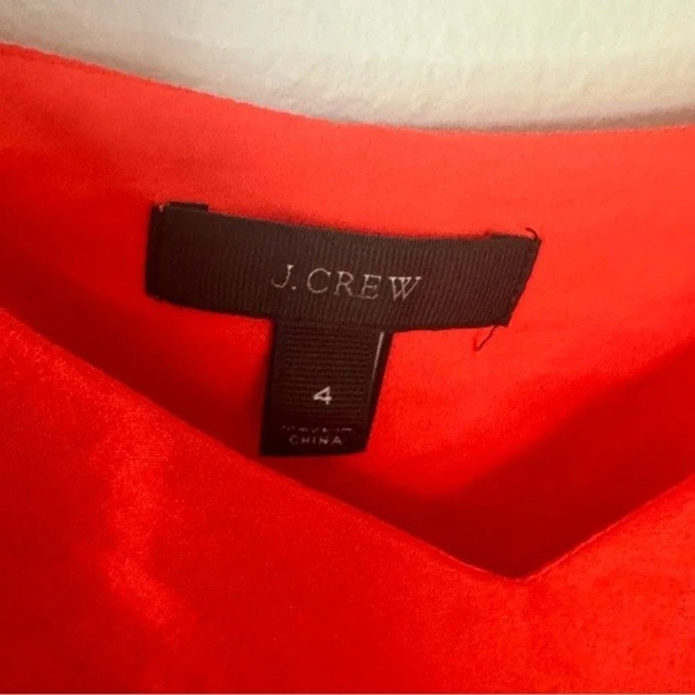 J. Crew vibrant red